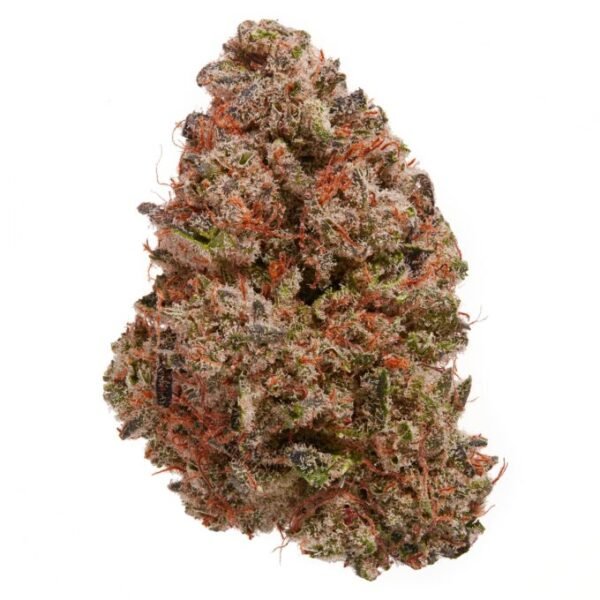 True OG THCa Flower for wholesale, Indica-dominant strain with pine and citrus flavors.